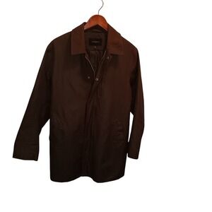 Banana Republic Mens Olive Green Cotton Blend Utility Jacket Size Medium